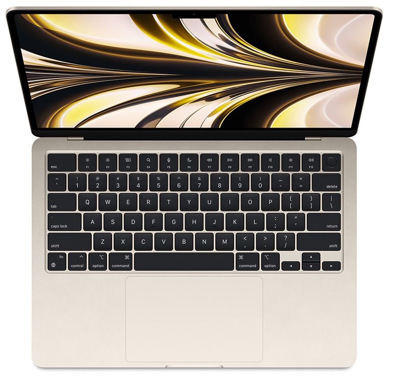 2022 Apple MacBook Air 13.6″ сияющая звезда (Apple M2, 16Gb, SSD 512Gb, M2 (8 GPU))— фото №1