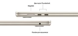 2024 Apple MacBook Air 13.6″ сияющая звезда (Apple M3, 8Gb, SSD 512Gb, M3 (10 GPU))— фото №5