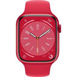 Apple Watch Series 8 GPS 41mm (корпус - (PRODUCT)RED, спортивный ремешок (PRODUCT)RED, IP6X)— фото №1