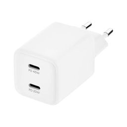 Зарядное устройство сетевое uBear Wall charger Bridge, 45Вт, белый— фото №0