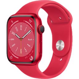 Apple Watch Series 8 GPS 41mm (корпус - (PRODUCT)RED, спортивный ремешок (PRODUCT)RED, IP6X)— фото №0