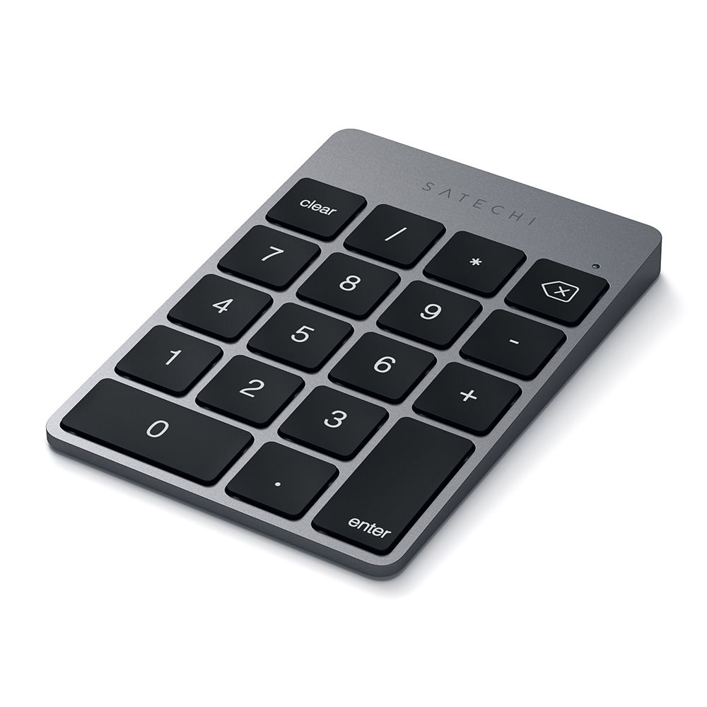 Кейпад беспроводная Satechi Aluminum Slim Keypad Numpad, серый космос— фото №1